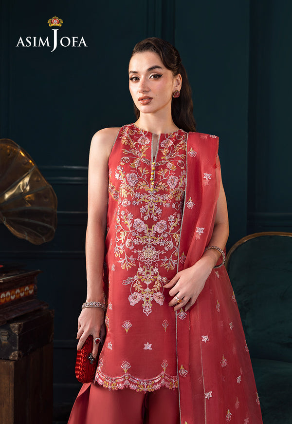 Asim Jofa | Lumiere Formals | AJLFC-06 EMBROIDERED ORGANZA