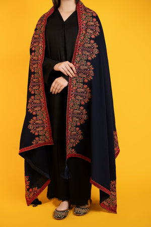 SHK-719 Navy Shawl