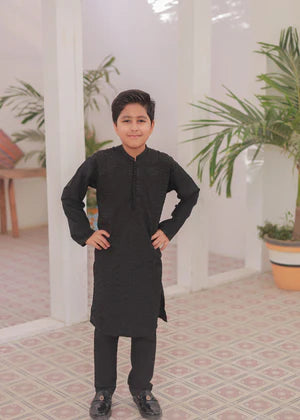 Black Kurta Trouser - KE 012 - - KIDS CLUB