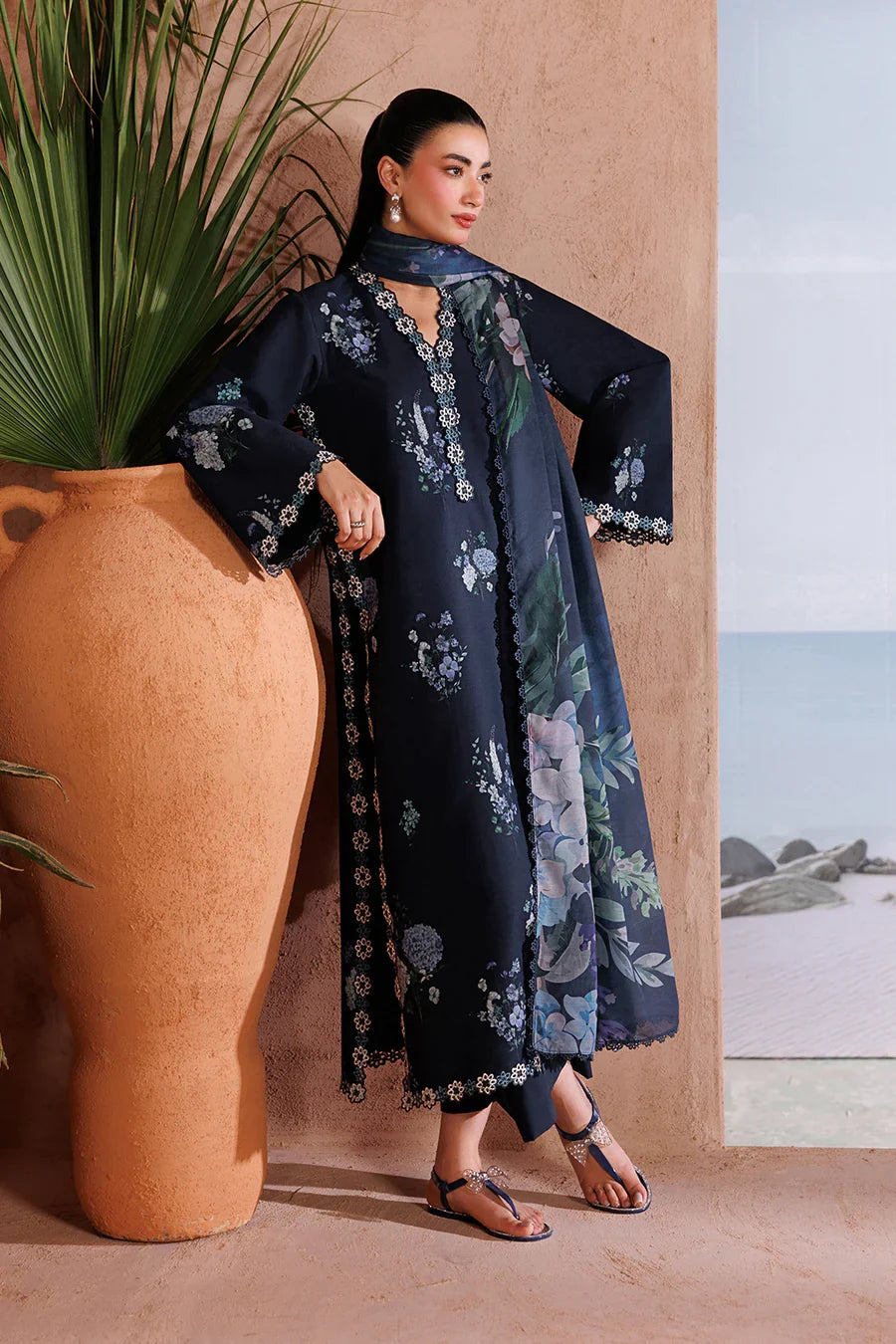 Iznik | Sunscape Lawn '26 | UE-713 Printed Lawn