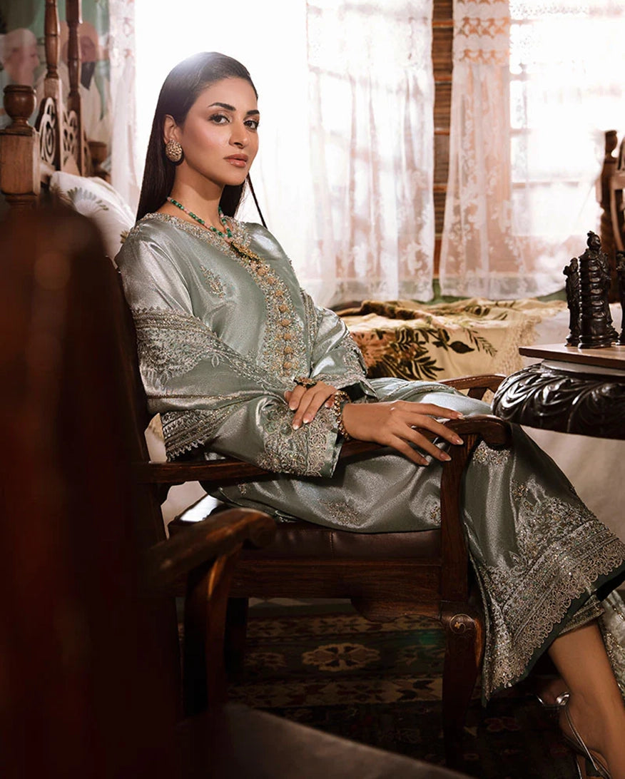 Mushq | Sunehri Lama Silk | Heer