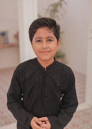 Black Kurta Trouser - KE 012 - - KIDS CLUB