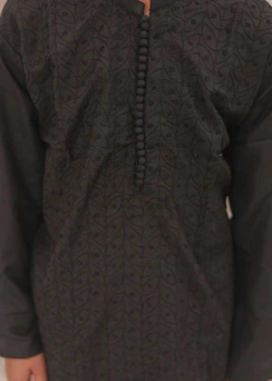 Black Kurta Trouser - KE 012 - - KIDS CLUB