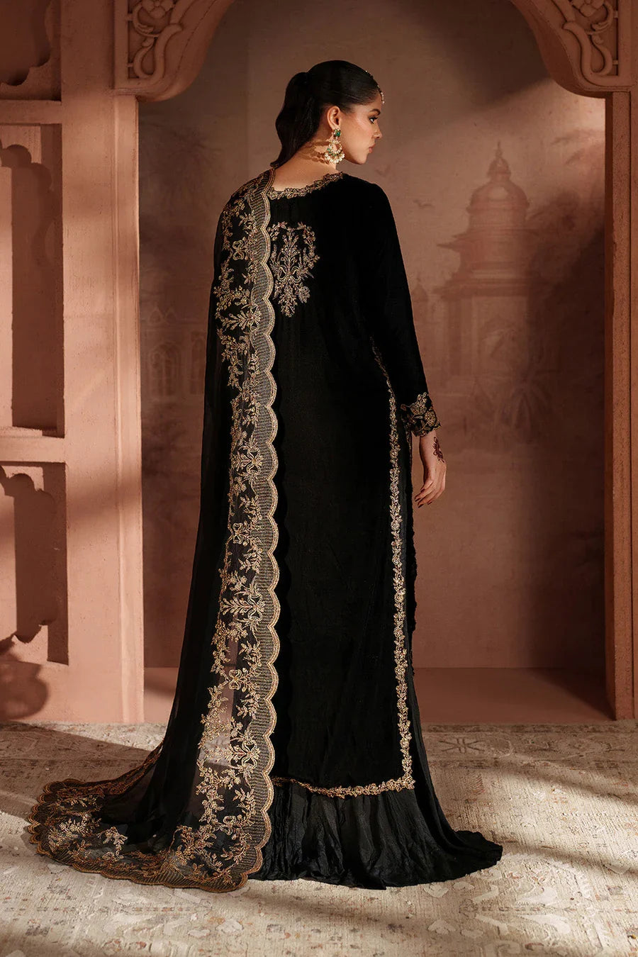 Iznik | Raagni Velvet Formals | IV-62 Embroidered Velvet