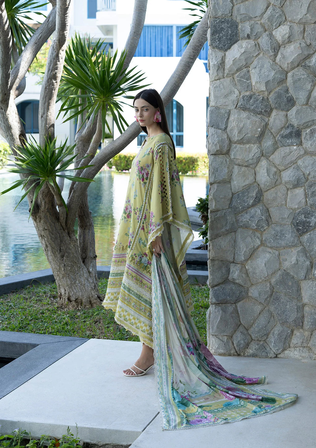 Elaf Premium | Prints Collection 26 | EPN-4A AVOCADO