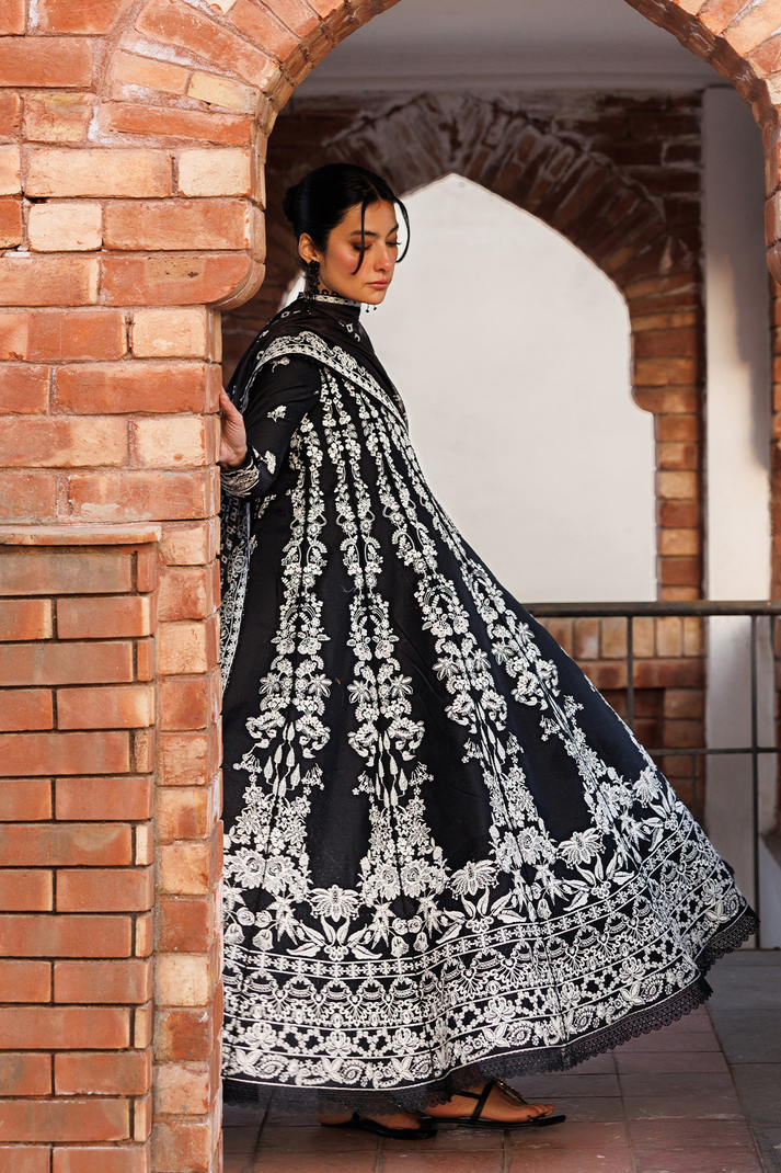 Emaan Adeel | Mirabelle Festive Luxury Lawn | MIDNIGHT BLISS
