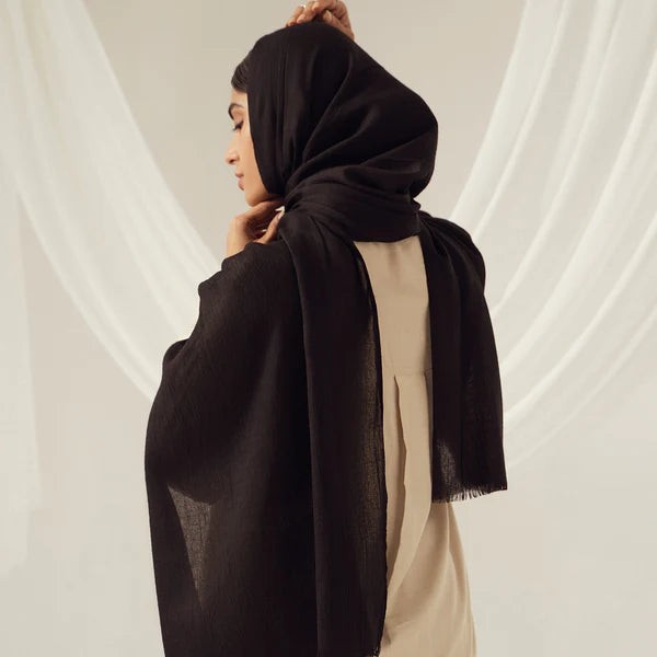 Eco-Luxe Scarves & Hijabs - Black