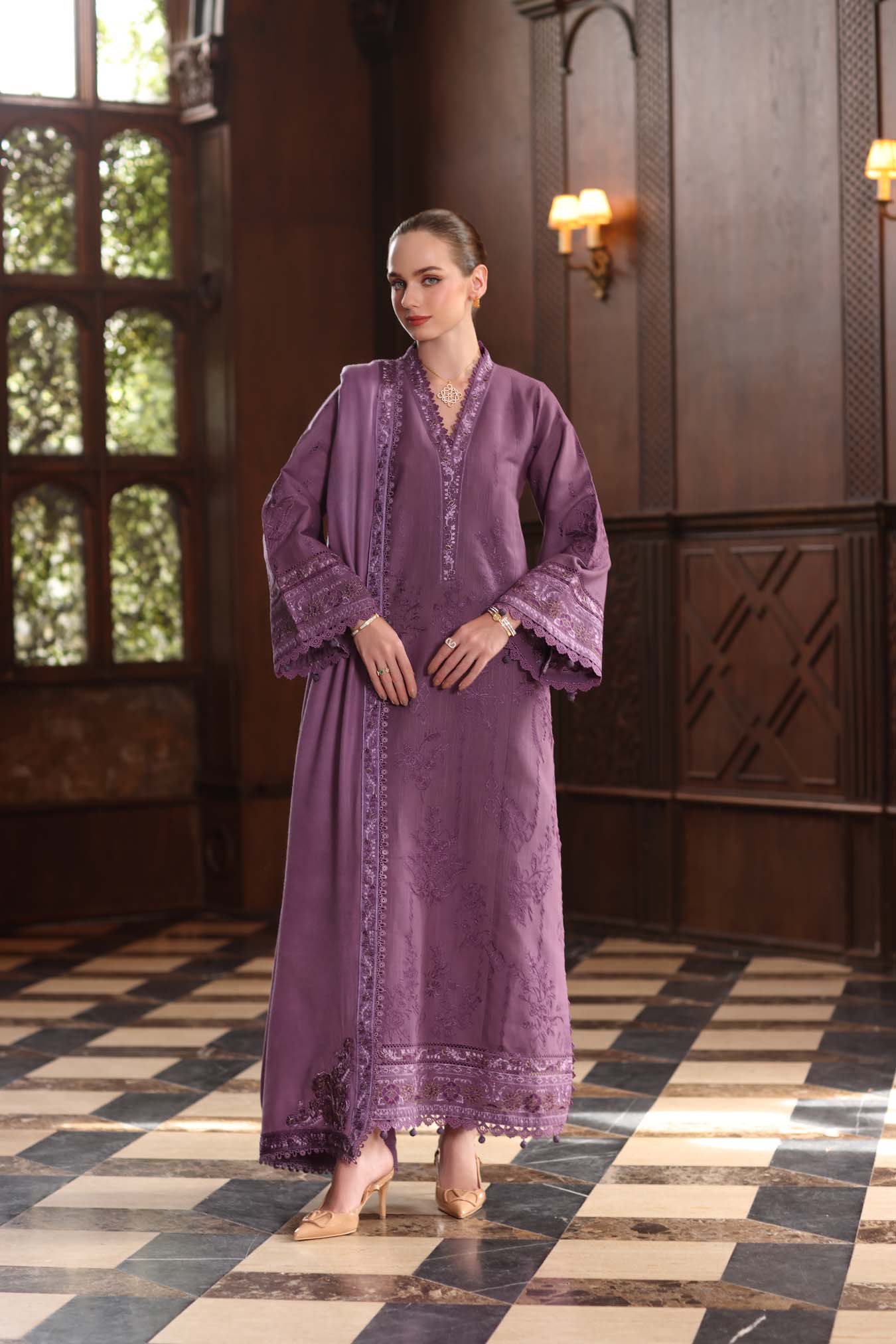 Noor by Saadia Asad | Winter Pashmina 25 | Serenity