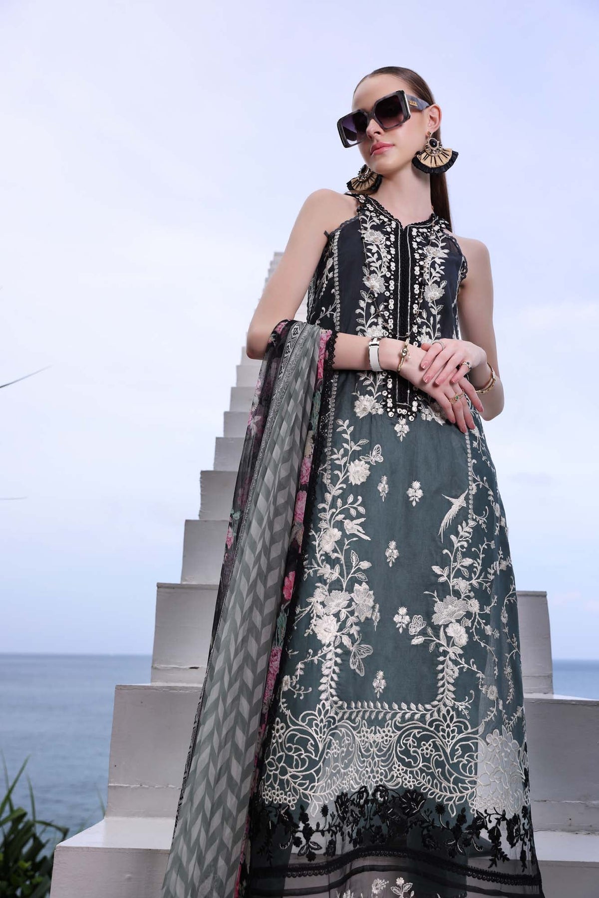 Noor by Saadia Asad | Luxe Printkari | D2-B