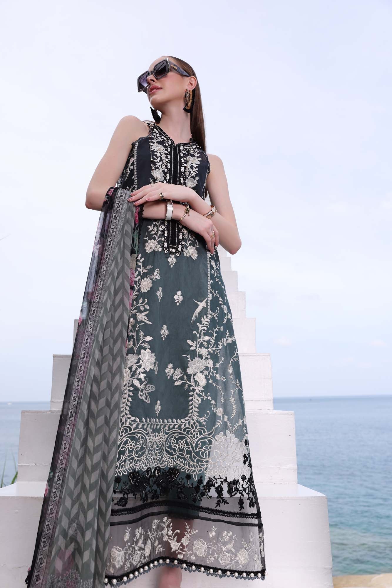Noor by Saadia Asad | Luxe Printkari | D2-B