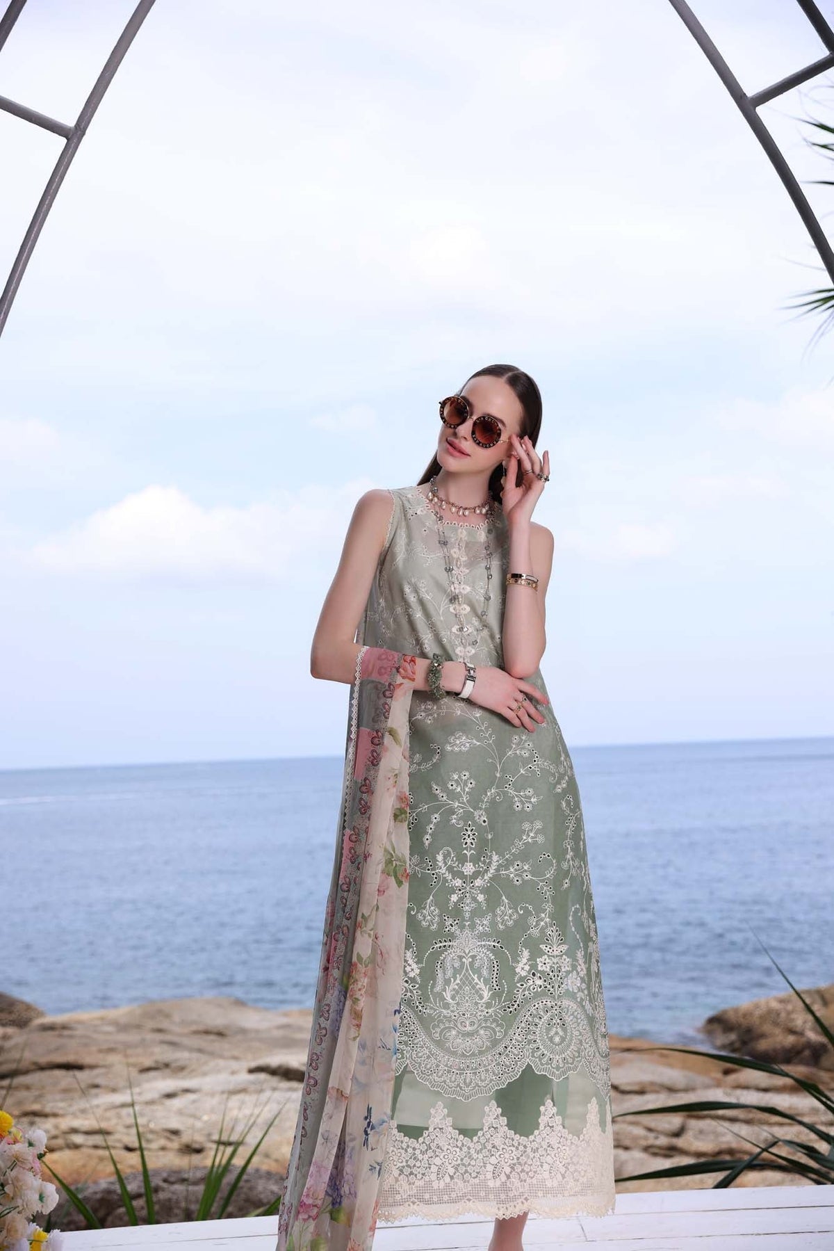 Noor by Saadia Asad | Luxe Printkari | D1-A