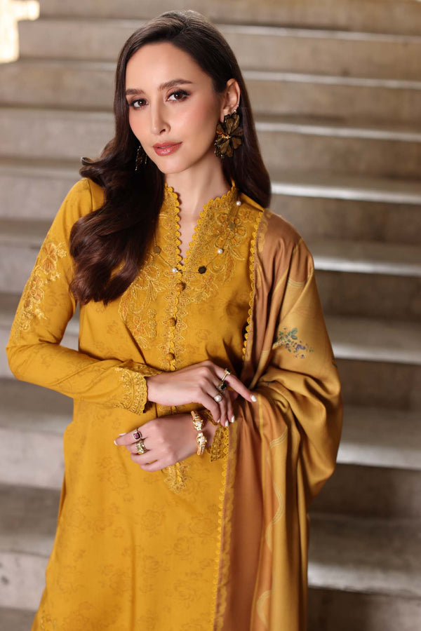 Noor by Saadia Asad | Winter Embroidered Printkhaas 25 | D3 - B