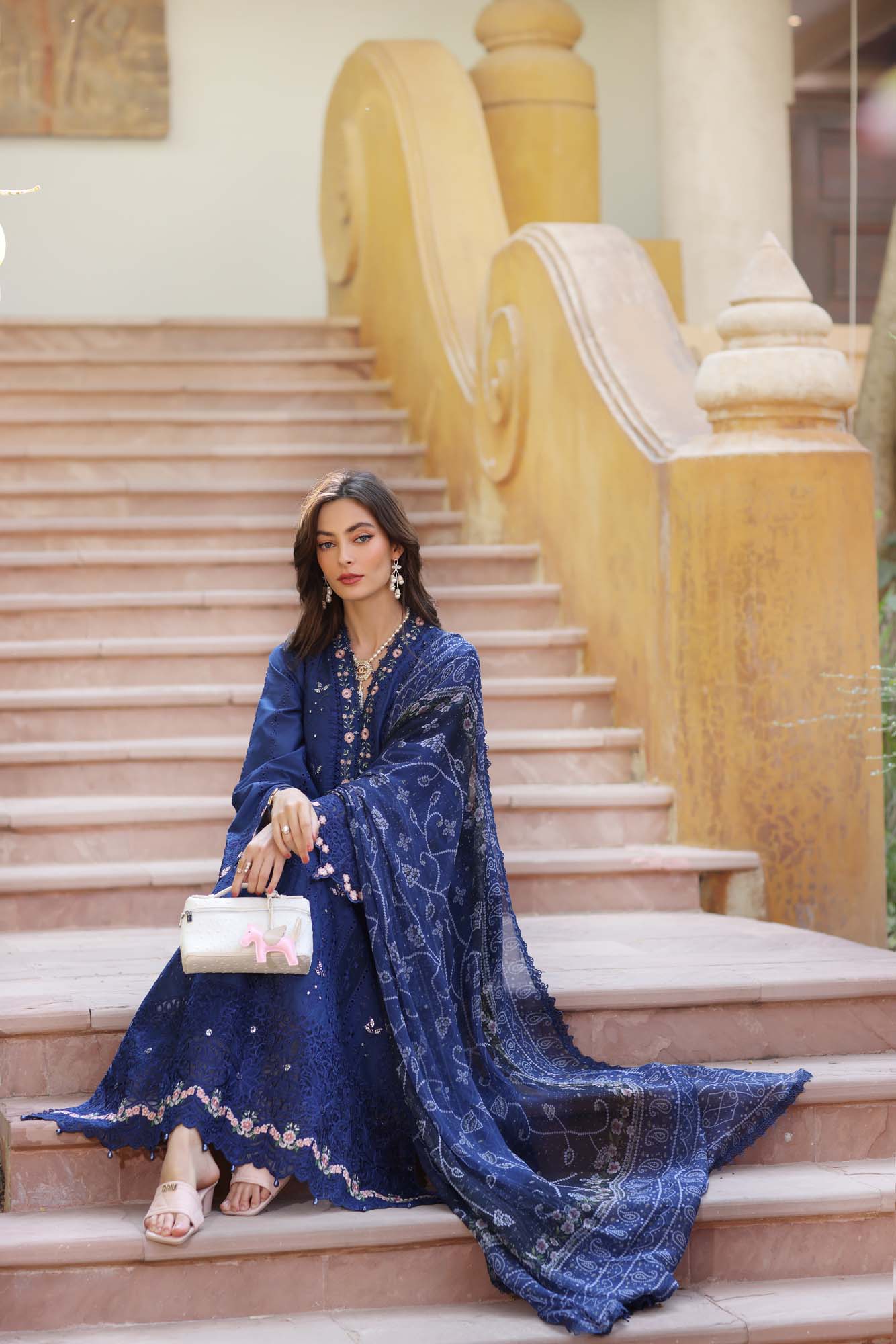 Noor by Saadia Asad | Eid Luxury Laserkari 25 | D5-B