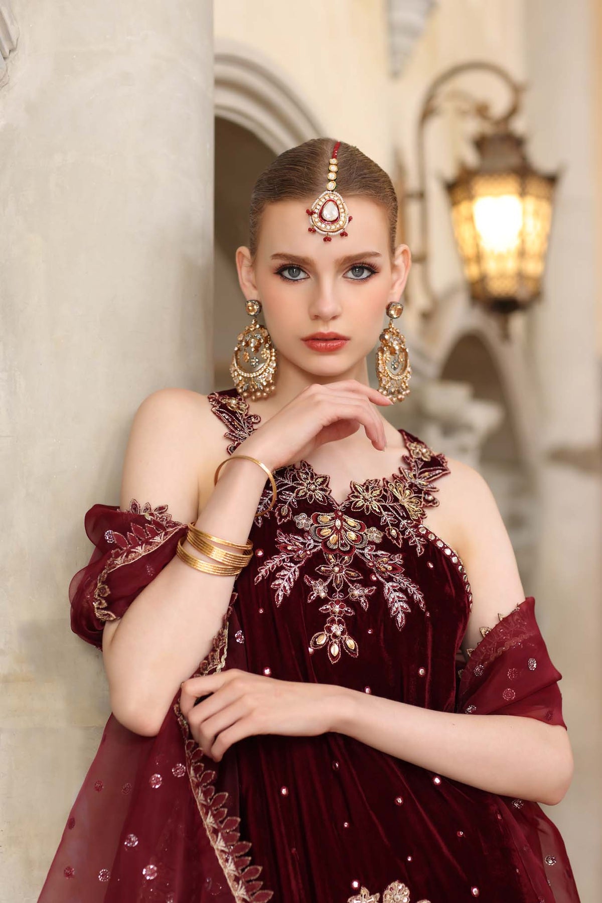 Noor by Saadia Asad | Handcrafted Velvet 25 | Naqsh