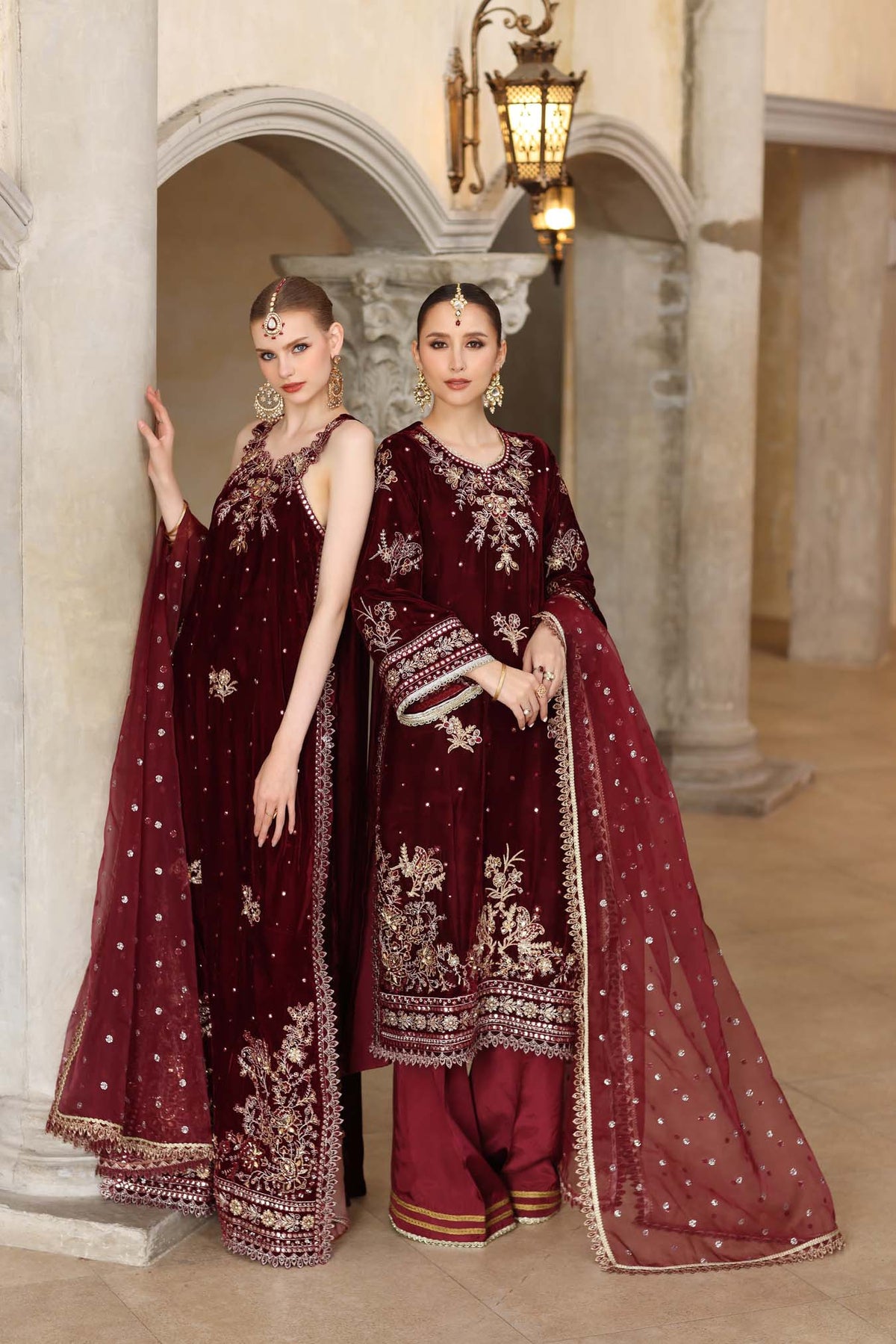 Noor by Saadia Asad | Handcrafted Velvet 25 | Naqsh
