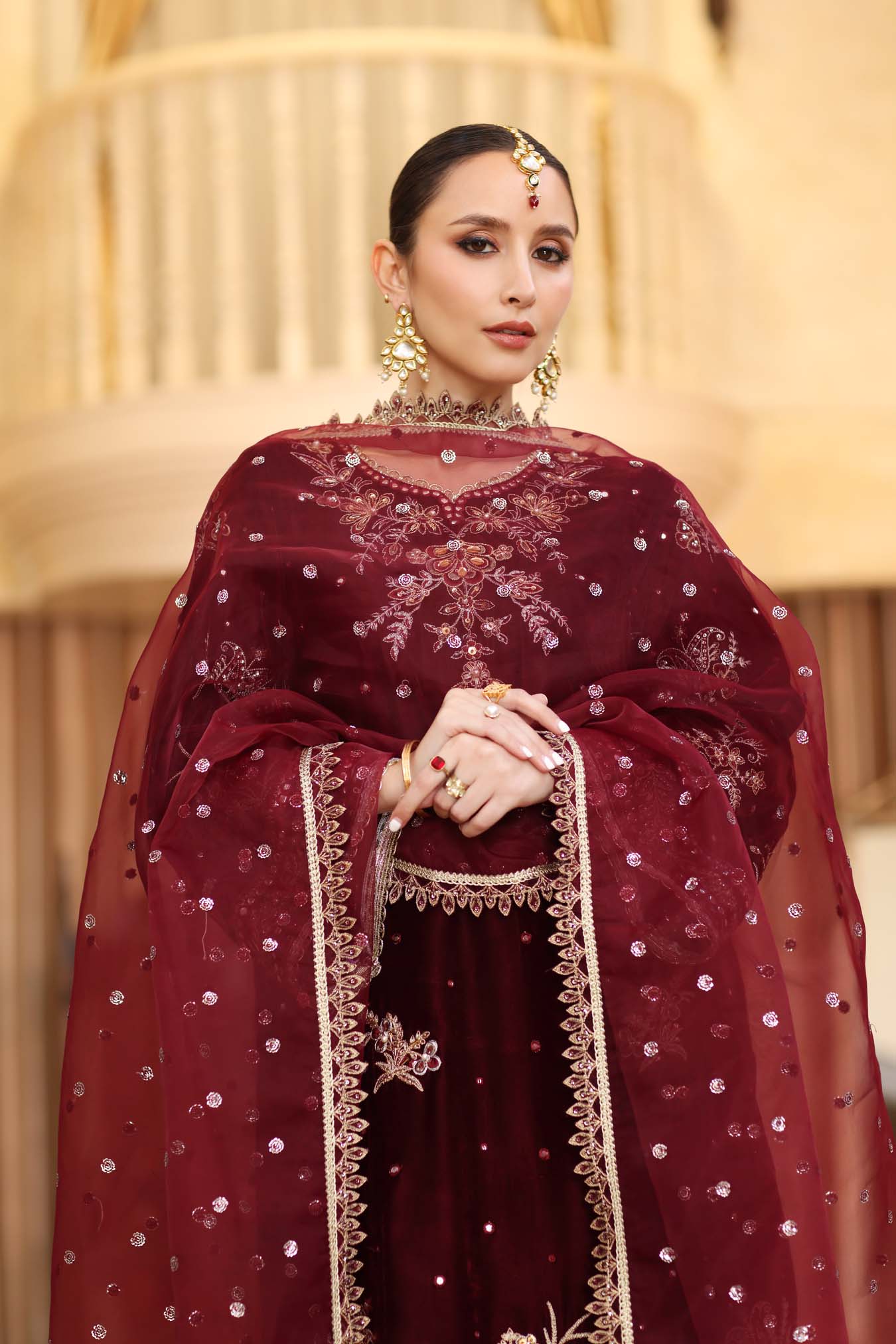 Noor by Saadia Asad | Handcrafted Velvet 25 | Naqsh