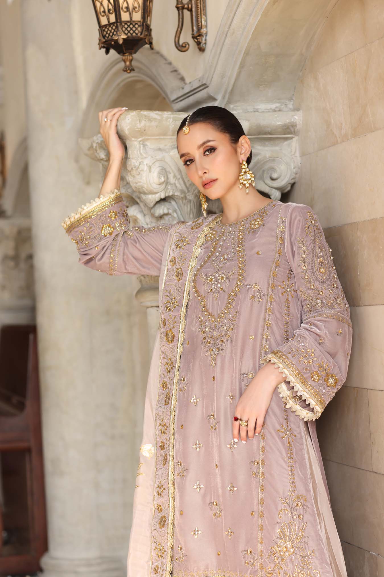 Noor by Saadia Asad | Handcrafted Velvet 25 | Khayal