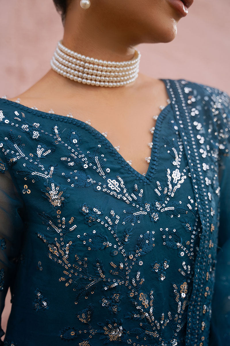 Cross Stitch | RTW Wedding Collection | AZURE TRANQUIL