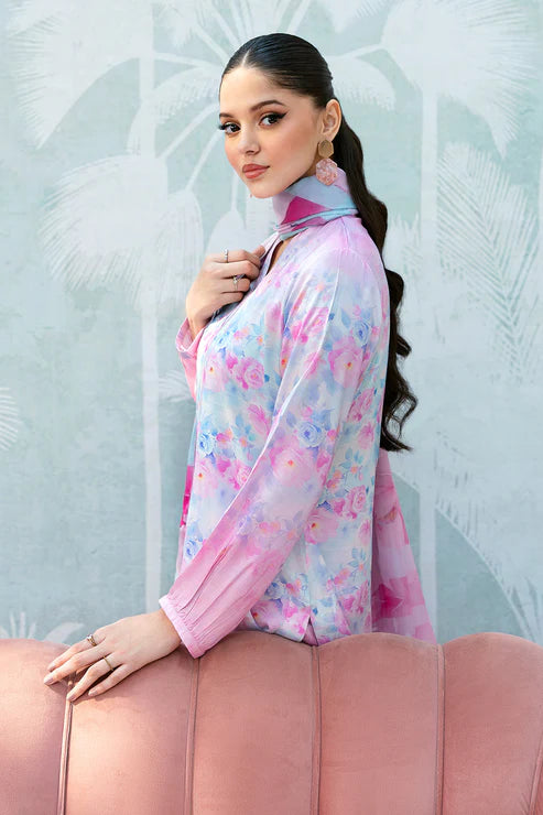 Afsanah | Basics Raw Silk | Pink Wave AR-112