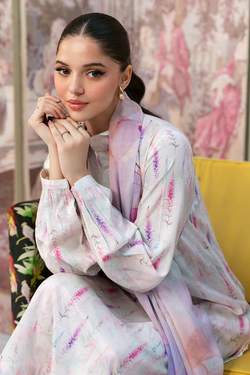 Afsanah | Basics Raw Silk | White Misted AR-110