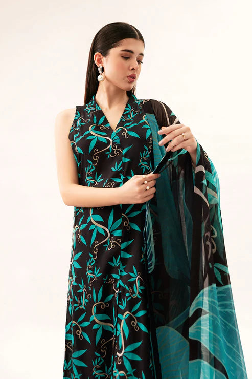 Afsanah | Ready to Wear | Black Splash AP-08