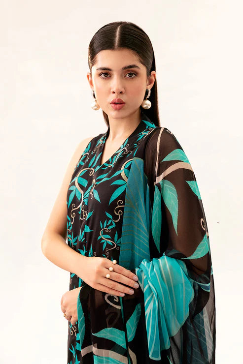 Afsanah | Ready to Wear | Black Splash AP-08