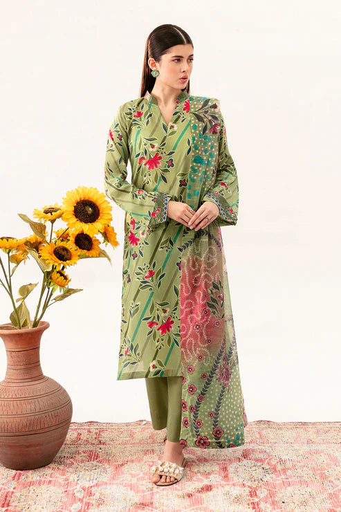 Afsanah | Ready to Wear | Forest green AP-06