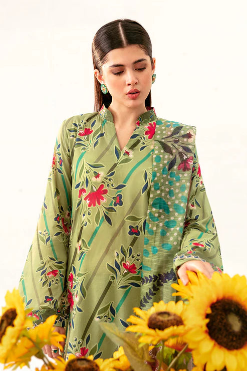 Afsanah | Ready to Wear | Forest green AP-06