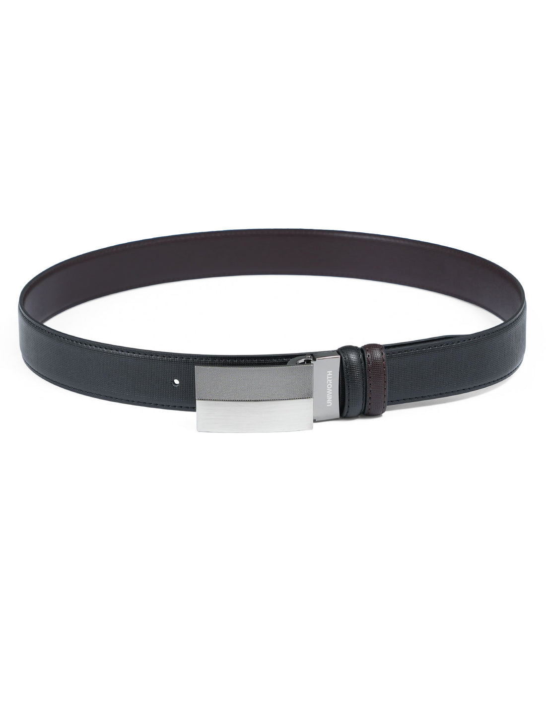 Black Texture Formal Belt