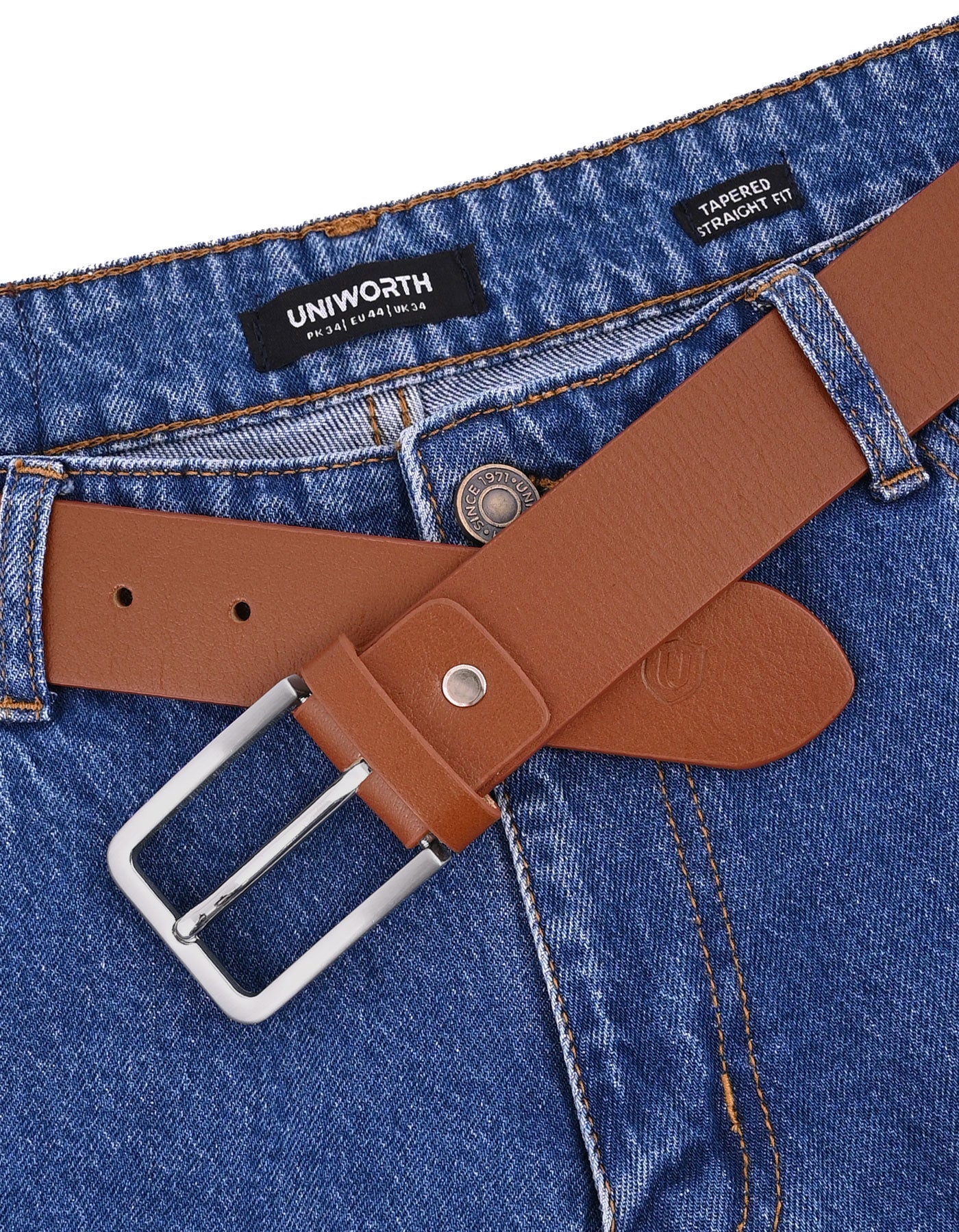 Brown Premium Buckle Formal Belt