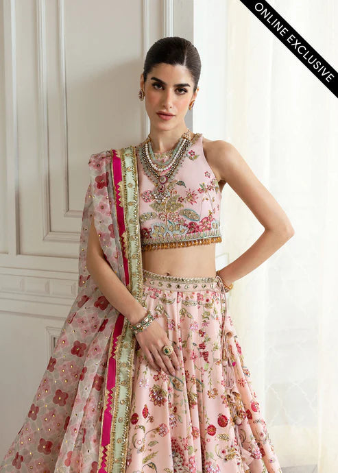 Crimson | A Beautiful Chaos Wedding Collection | Chinoiserie Lehnga