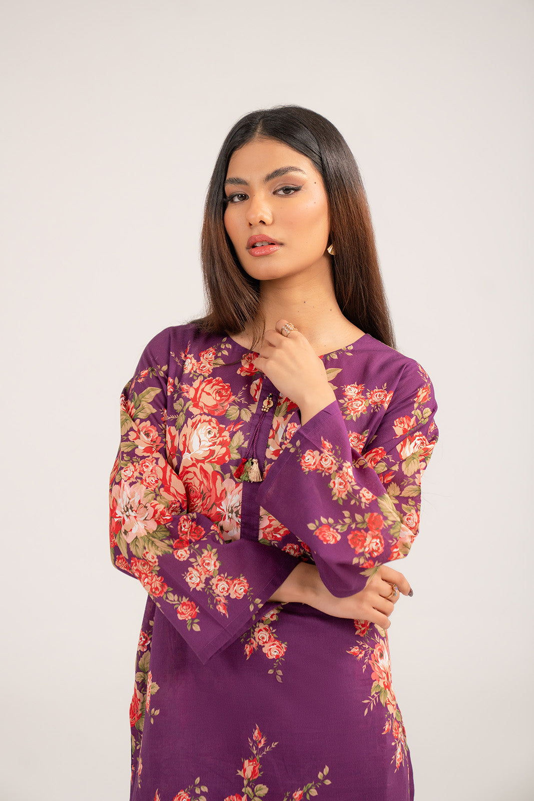 Chinyere | Pret'26 l 2 Piece Printed Lawn Printed Suit (CP0388)