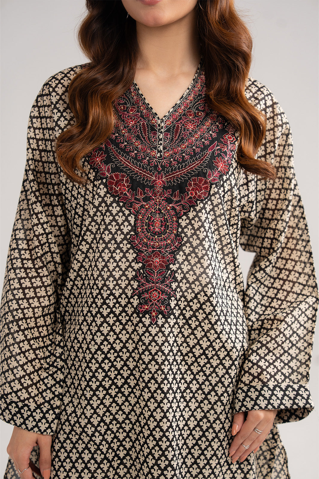 Chinyere | Pret'26 l 2 Piece Printed Lawn Embroidered Suit (CP0430)