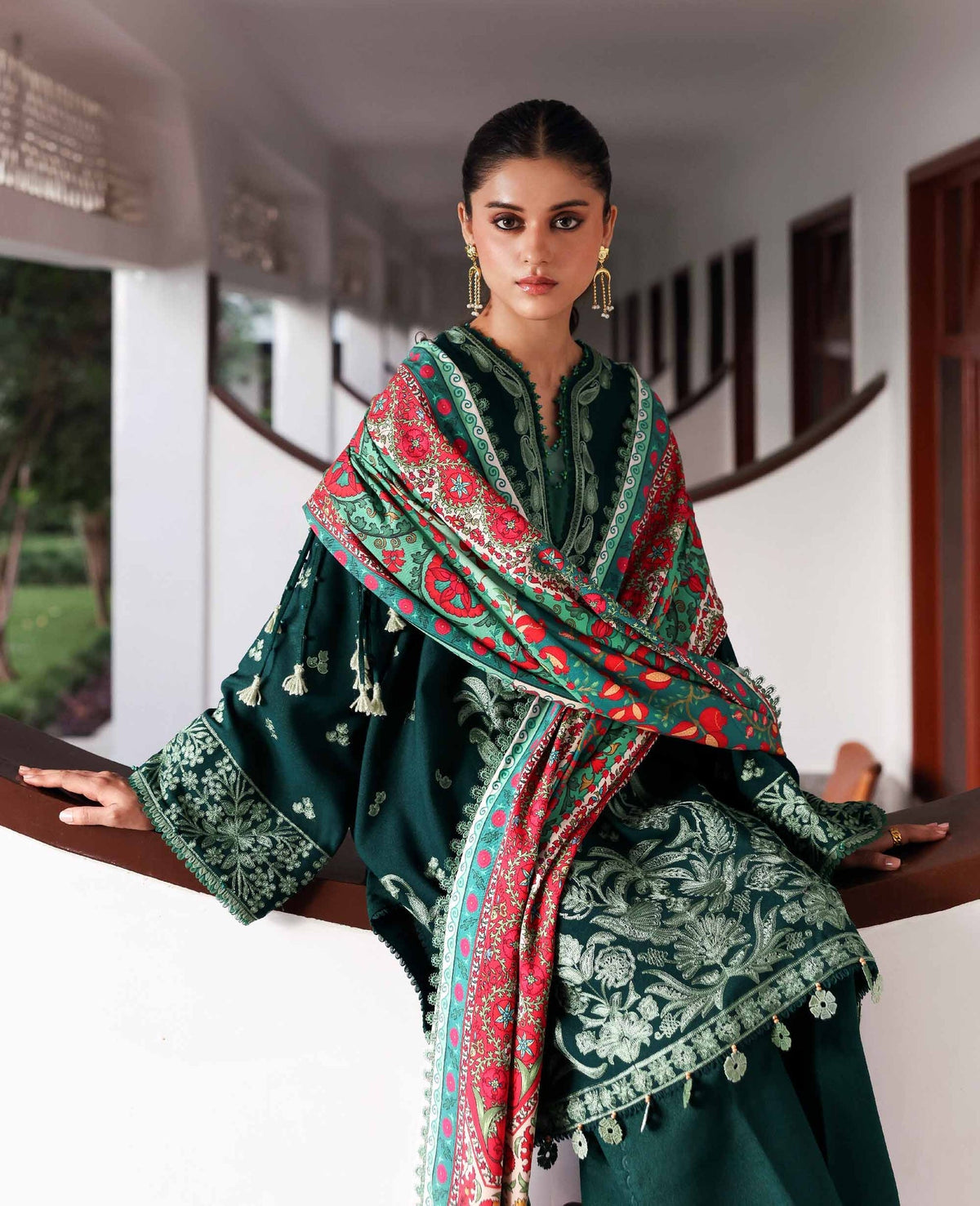 Republic Womenswear | Amaris Luxury Shawl 25 | Celeste