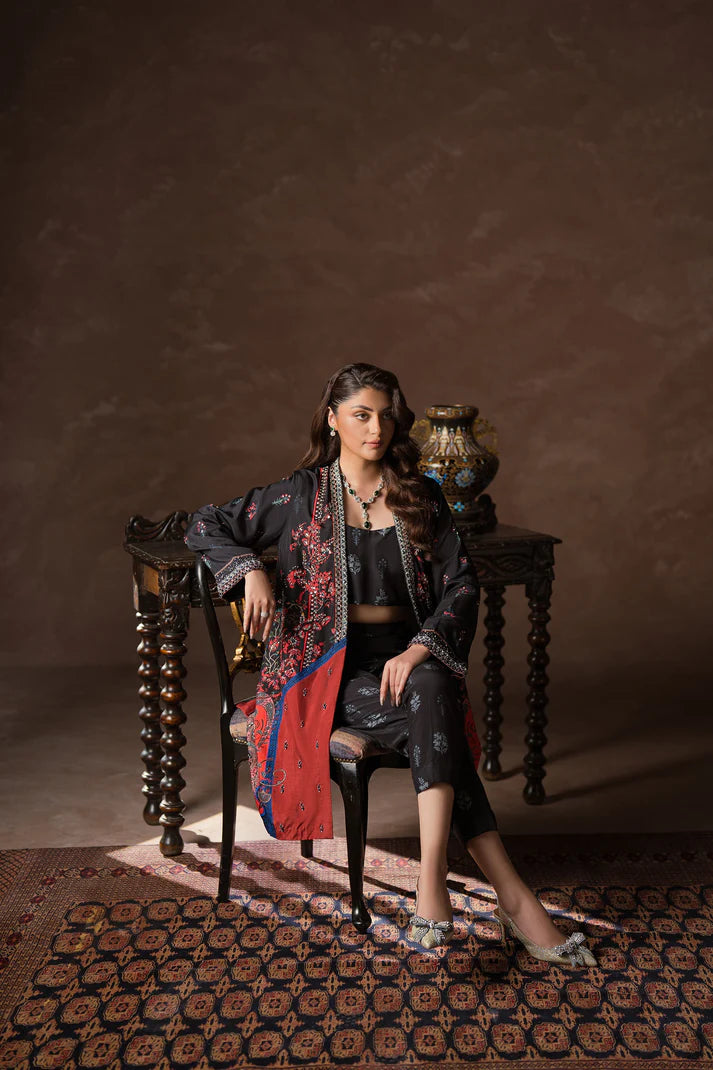 Ammara Khan | Symphony 24 | COSMOPOLITAN JACKET CO-ORD PRINT SET (D-05)