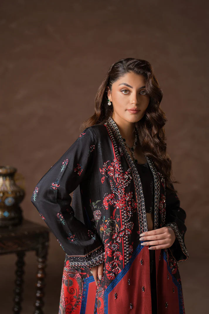 Ammara Khan | Symphony 24 | COSMOPOLITAN JACKET CO-ORD PRINT SET (D-05)