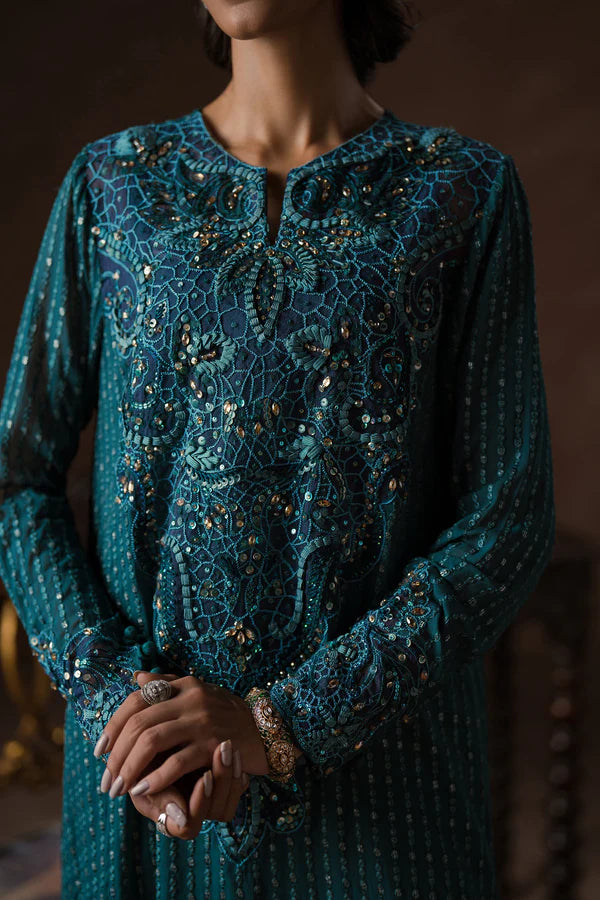 Ammara Khan | Symphony 24 | TEAL BEAUTY SET (D-10)
