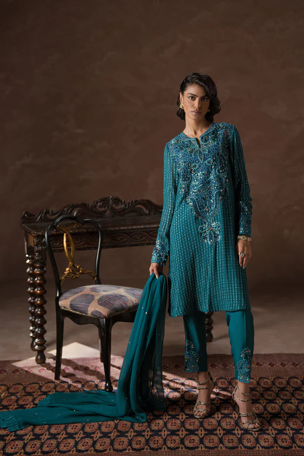 Ammara Khan | Symphony 24 | TEAL BEAUTY SET (D-10)