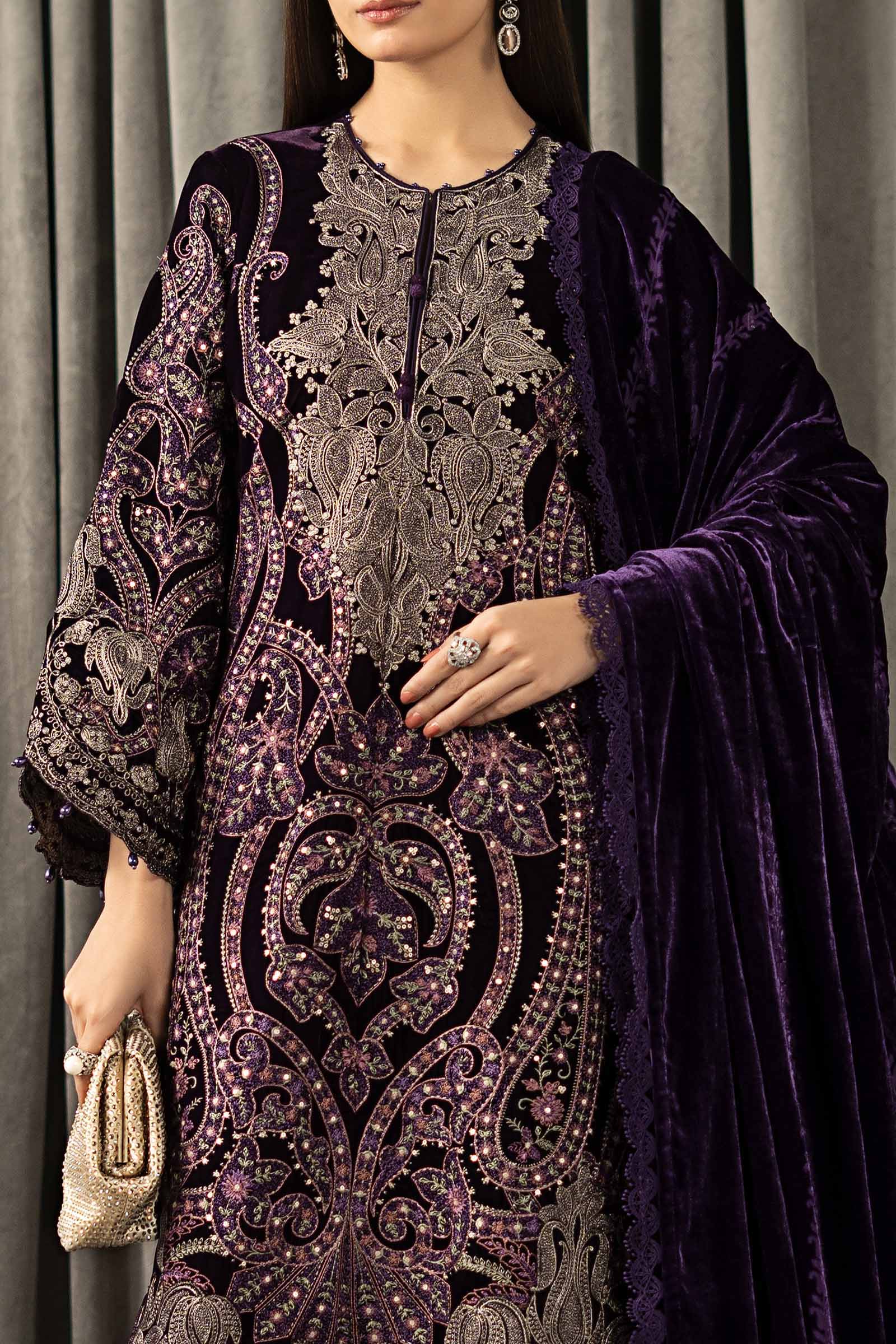 Maria B | Winter Luxe Pret 25 | WLS-1311-Purple