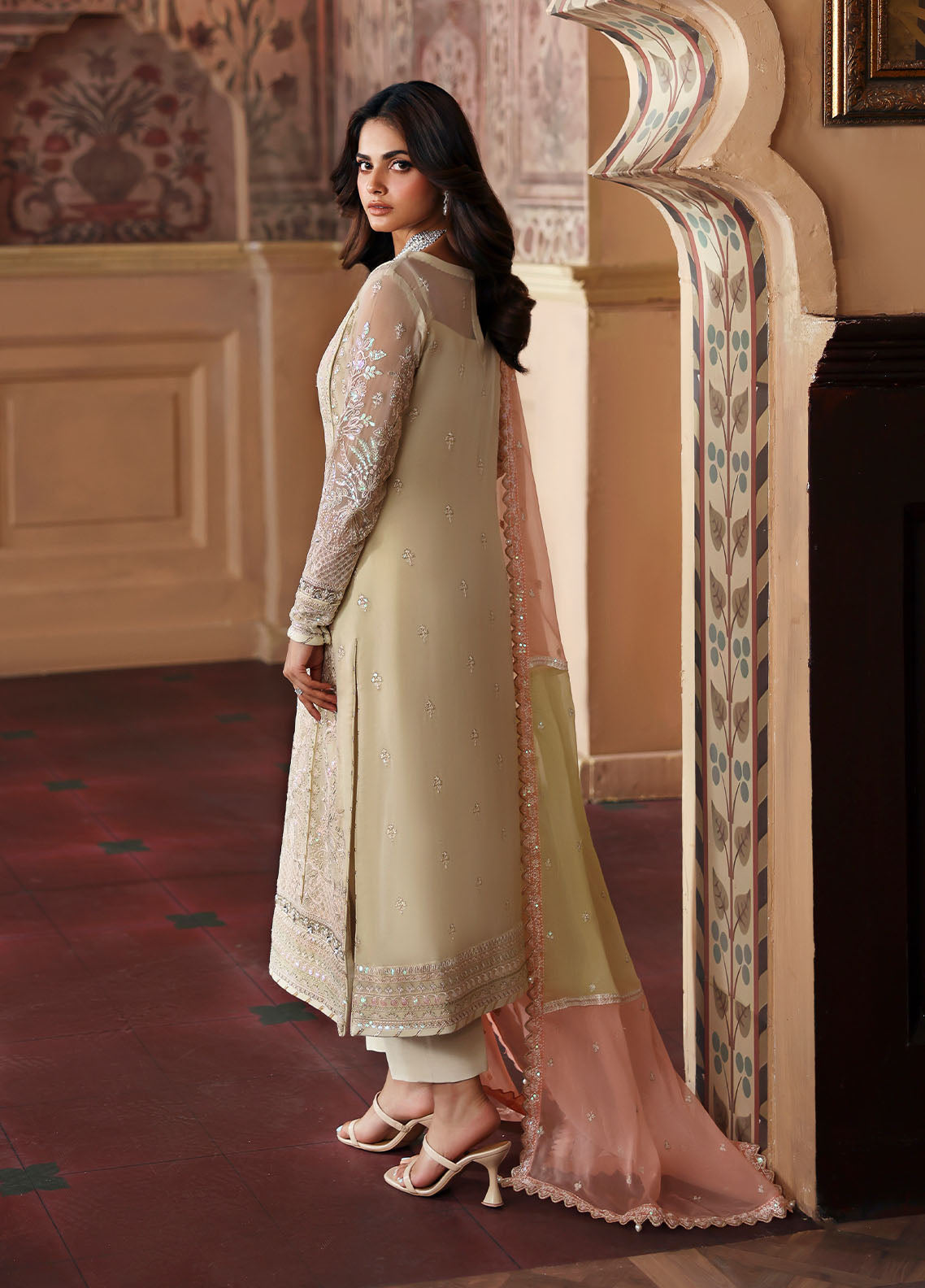 Gulaal | I Evayna Embroidered Chiffon | Fareyah
