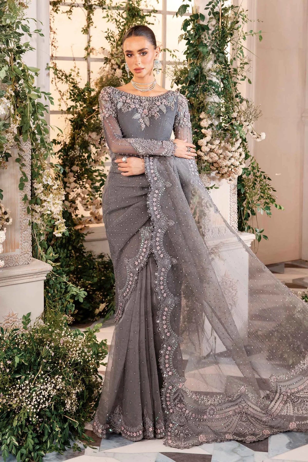 Maria B | Embroidered Formals 24 | Organza Suit | BD-2902