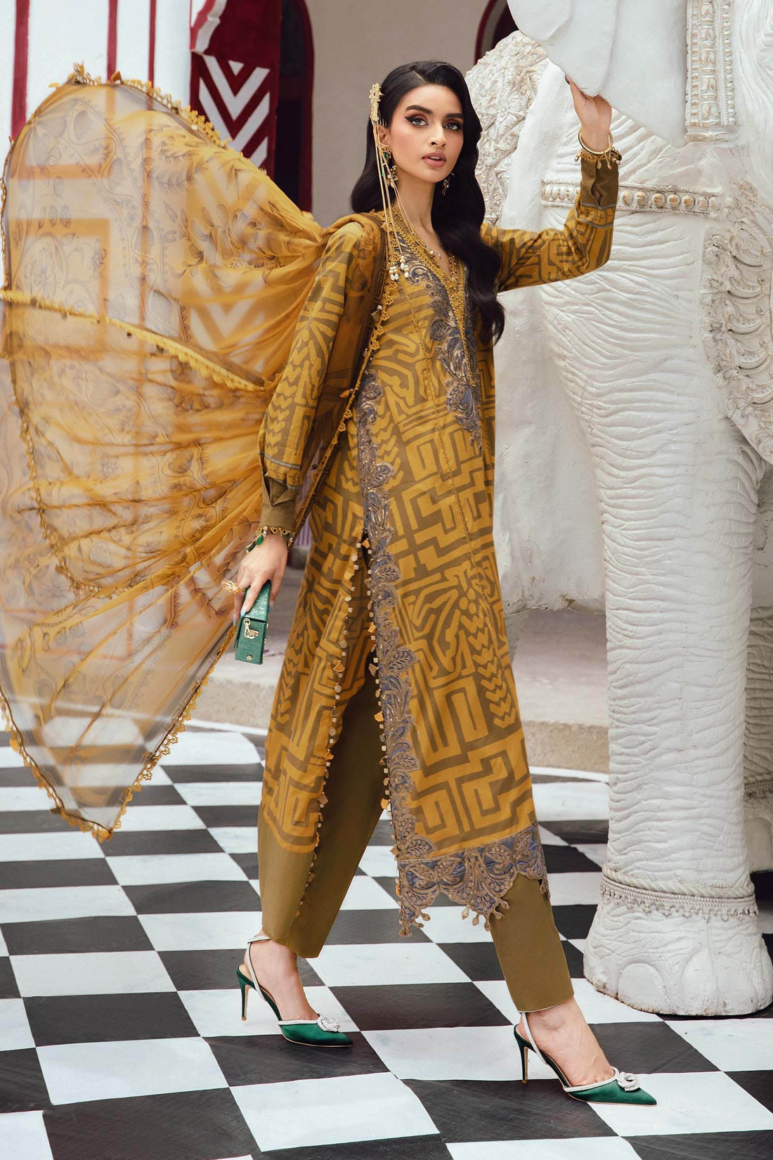 Maria B | M Prints Winter 25 | MPT-2703-A