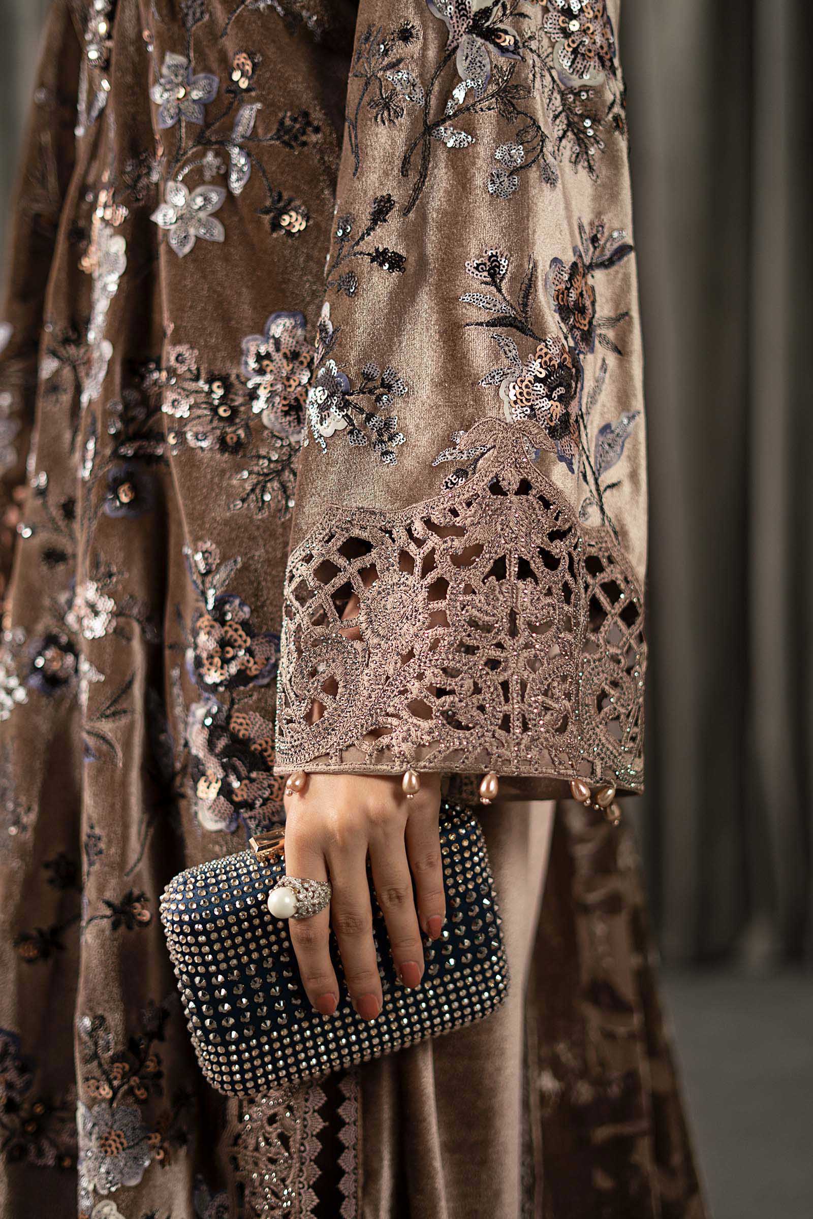 Maria B | Winter Luxe Pret 25 | WLS-1303-BEIGE