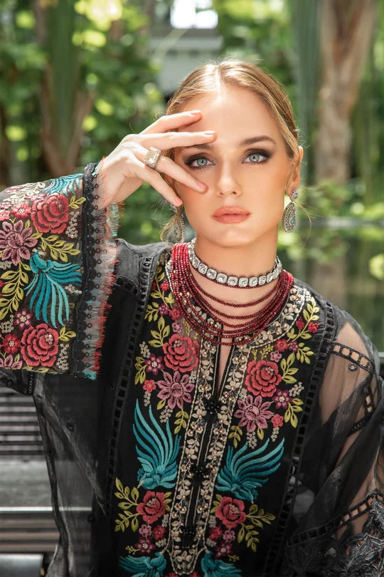 Maria B | Luxury Lawn | EL-23-04-Black