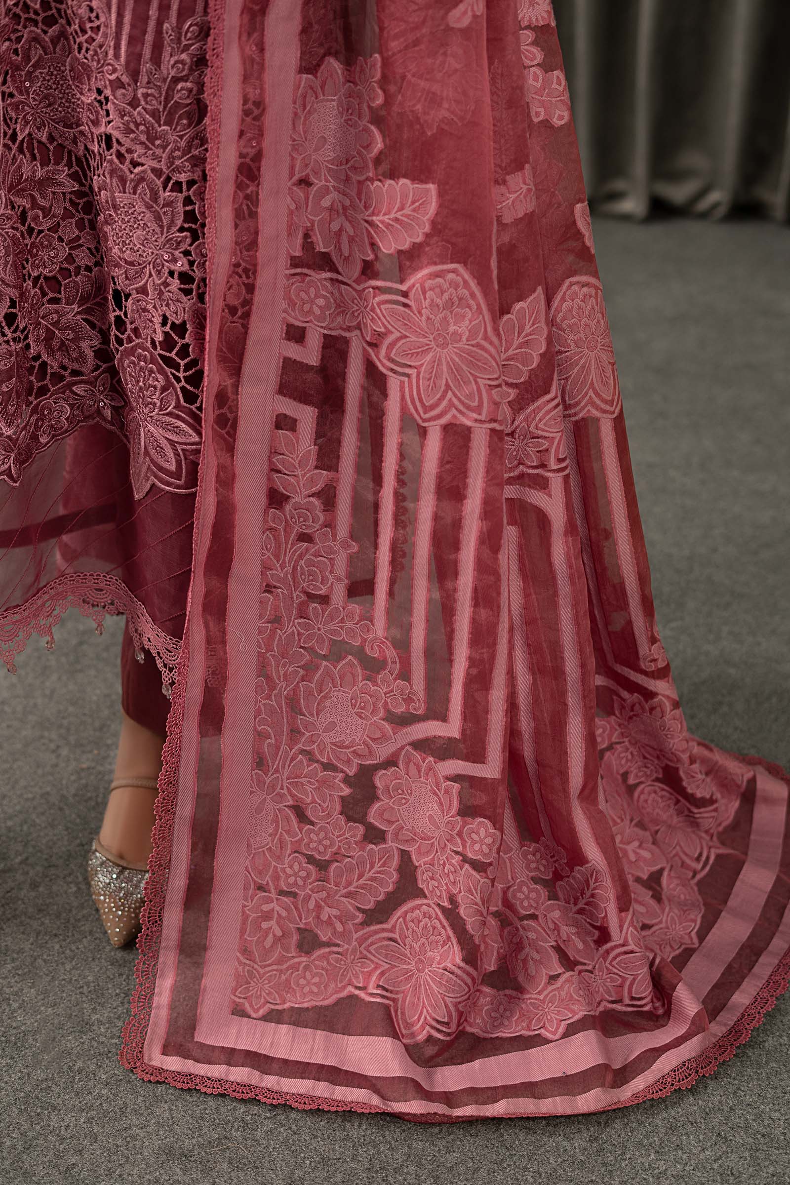 Maria B | Winter Luxe Pret 25 | WLS-1304-Ash Pink