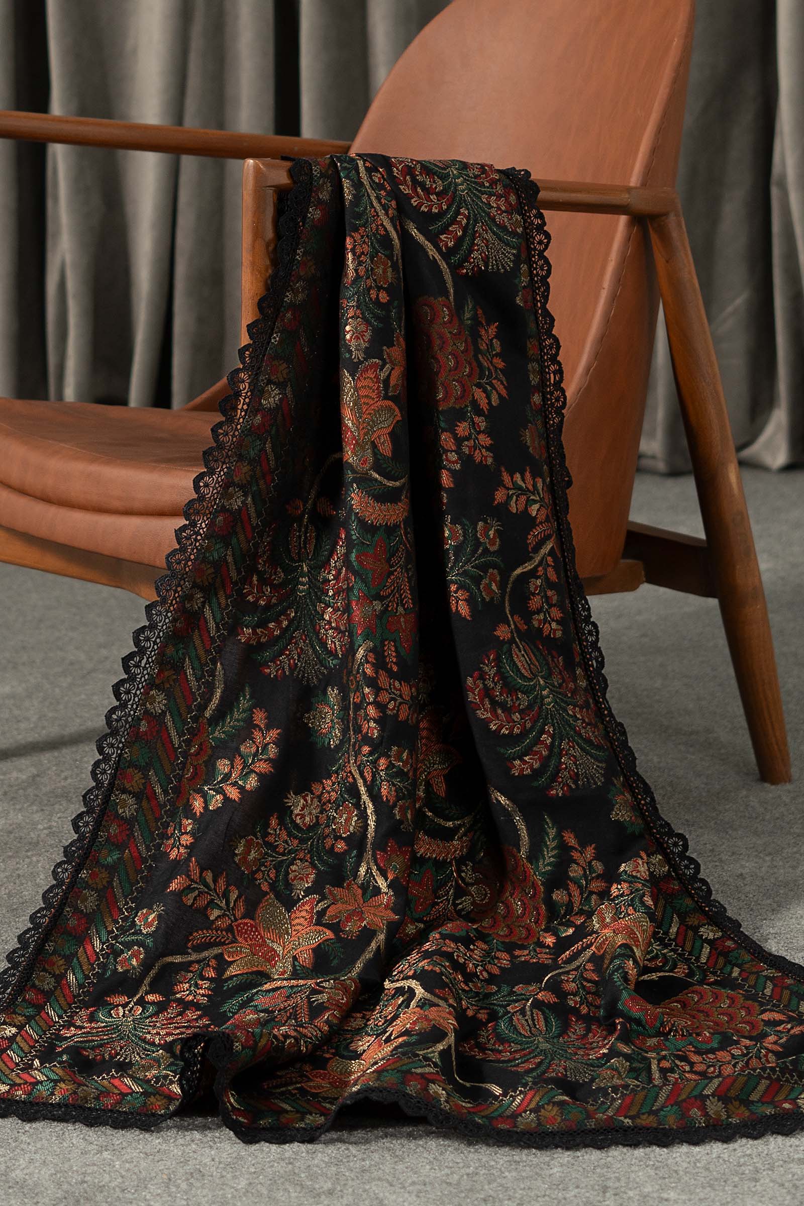 Maria B | Winter Luxe Pret 25 | WLS-1309-Black