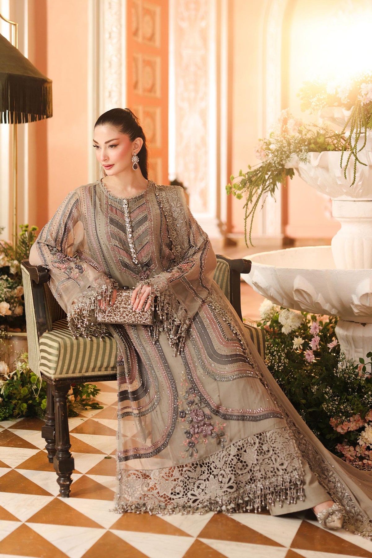 Maria B | Royale Tea Affair | MPC-26-201-Antique Grey
