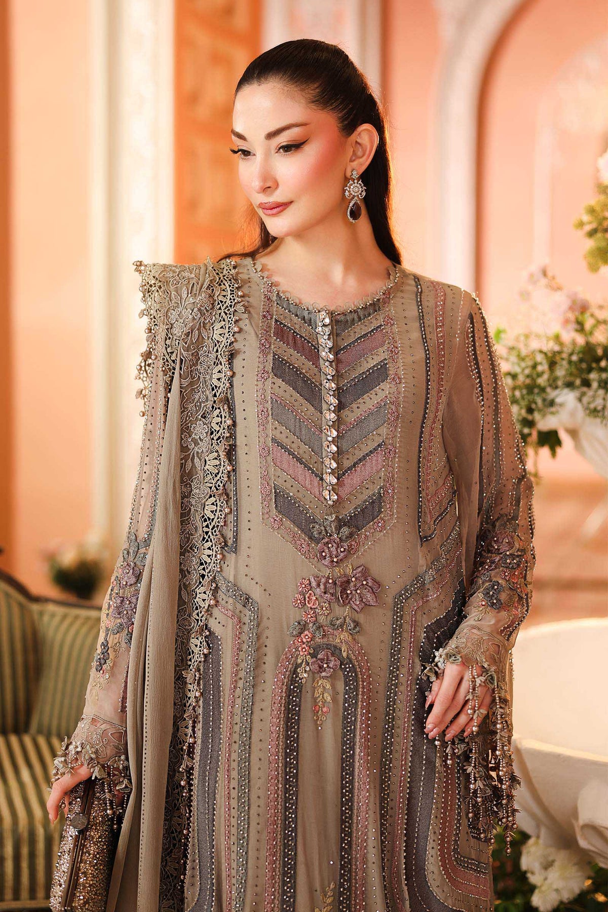 Maria B | Royale Tea Affair | MPC-26-201-Antique Grey