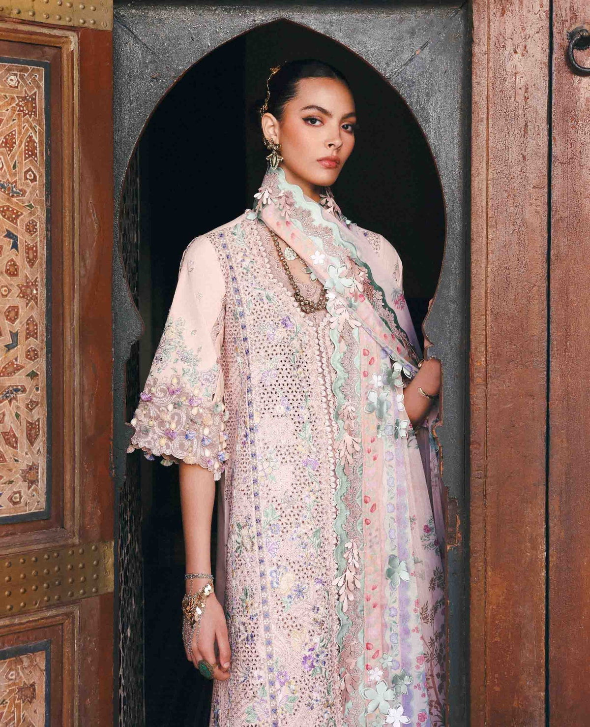 Republic Womenswear | Reine Luxury Lawn 26 | Dahlia