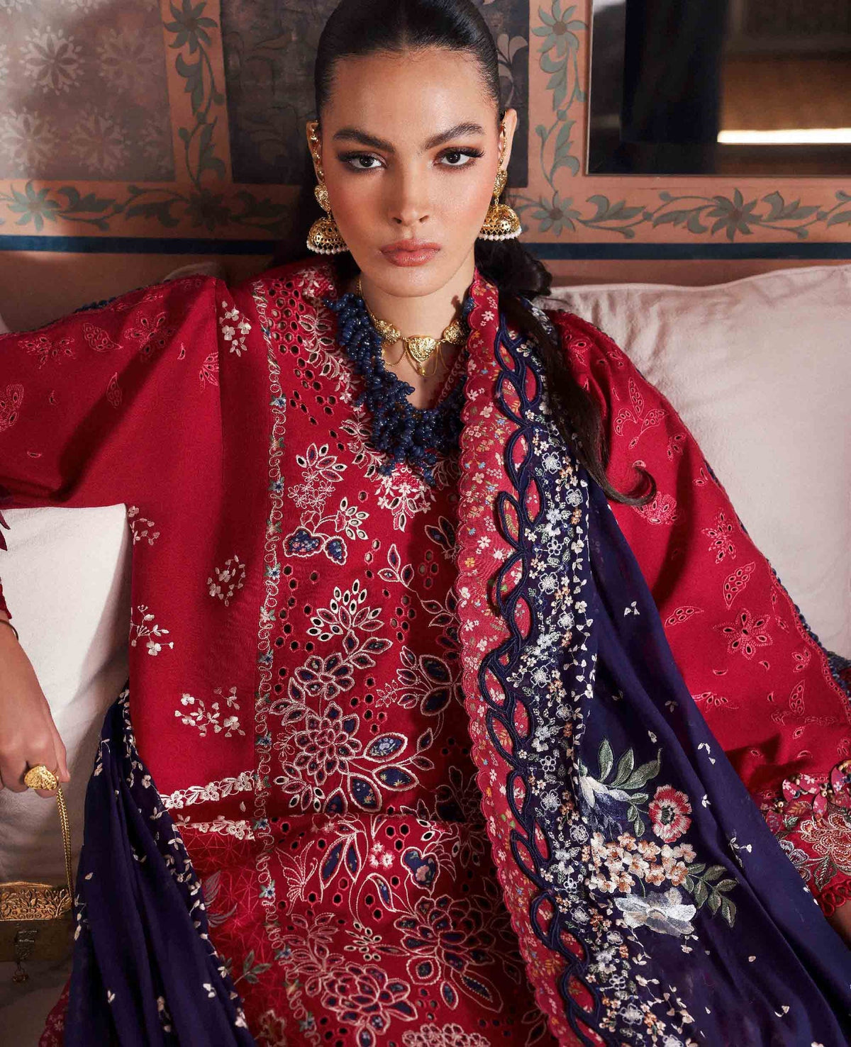 Republic Womenswear | Reine Luxury Lawn 26 | Belle Rosee